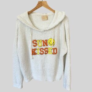 Judith March Sun Kissed White Hoodie